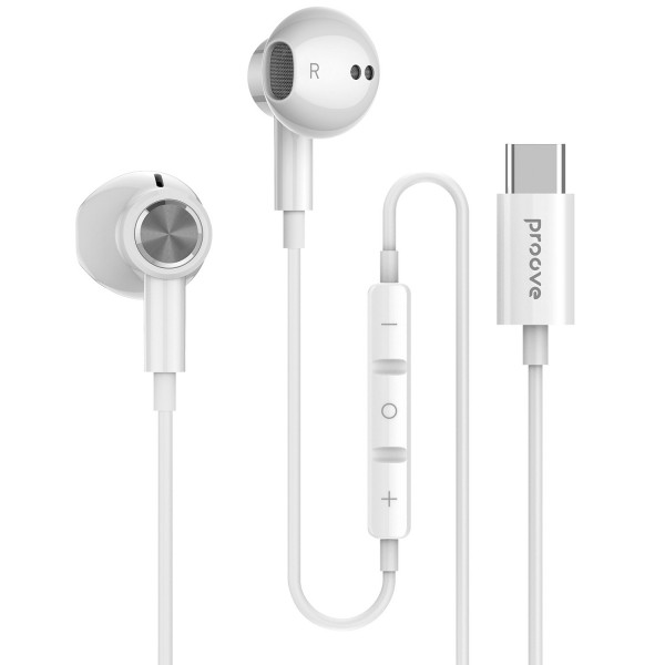 Дротові навушники Proove Echo (Type-C) White (ECWE00000202)