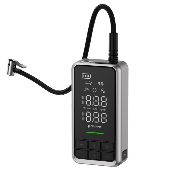Пусковий пристрій 2 в 1 + насос Proove Air Jump 10400mAh 1000A Gray (JSAP10400203)