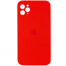 Силиконовая накладка Silicone Case Square iPhone 11 Red
