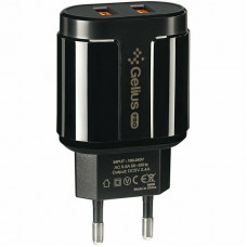 Сетевое зарядное устройство Gelius X-Duo GP-HC014 USB+Type-C QC3.0/PD20W Black