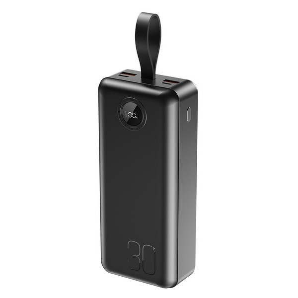 Внешний аккумулятор Power Bank XO PR240 30000mAh PD20W + QC22.5W with light Black