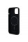 Чехол Karl Lagerfeld Silicone Karl & Choupette Head для iPhone 15 Pro Black with MagSafe (KLHMP15LSKCHPPLK)
