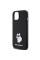 Чехол Karl Lagerfeld Silicone Choupette Metal Pin для iPhone 15 Pro Max Black (KLHCP15XSMHCNPK)