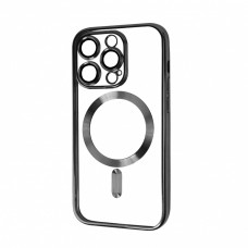 Прозрачный чехол Chrome Case MagSafe для iPhone 14 Pro Black