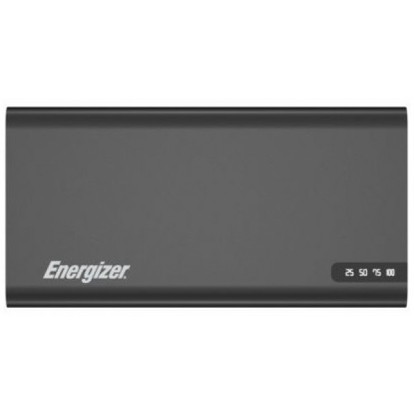Зовнішній акумулятор Power Bank Energizer UE10047PQ-10000 mAh Li-pol+TYPE-C PD Black