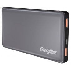 Зовнішній акумулятор Power Bank Energizer UE10015PQ-10000 mAh Li-pol+TYPE-C PD Grey