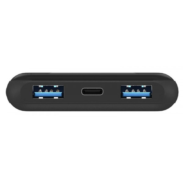 Зовнішній акумулятор Power Bank Energizer UE10052PQ-10000 mAh 18W Fast Charge Li-pol+TYPE-C Black