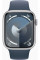 Apple Watch Series 9 GPS 45mm Silver Aluminium with Storm Blue Sport Band S/M (MR9D3)