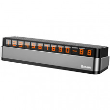 Парковочная Карта Baseus Moonlight Box Series Temporary Parking Number Plate Dark Gray