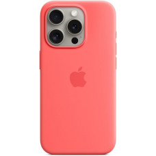 Чехол Silicone Case MagSafe & SplashScreen iPhone 15 Pro Max Guava