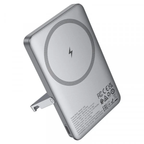 Мобільний Power Bank Hoco Q36 Sunlight 5000mAh PD20W MagSafe Gray