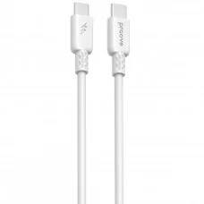 Кабель Proove GridLine Type-C to Type-C 60W (1m) White (CCGL60002202)