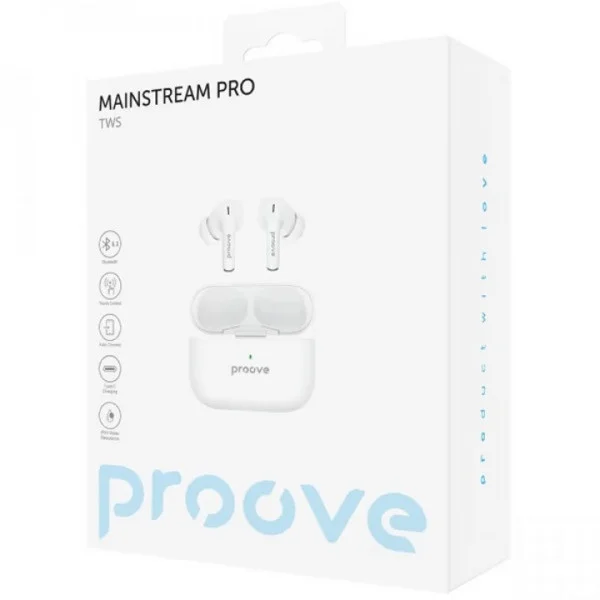 TWS-навушники Proove Mainstream Pro White (TWMSP001AP02)