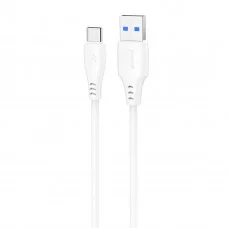 Кабель Proove Simple Silicone USB to Type-C 3A (1m) White (CCSS15001202)