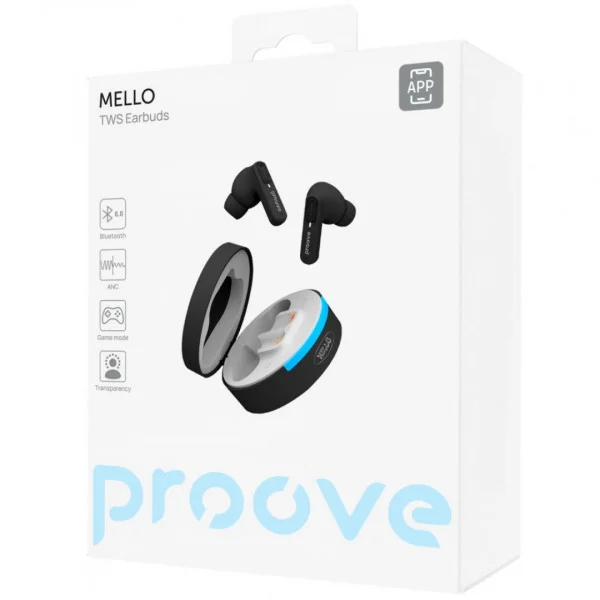 Бездротові навушники Proove Mello TWS with ANC (APP) White (TWML0001AP02)