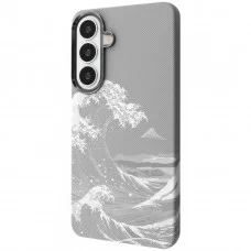 Чохол Proove Gleam Case with Magnetic Ring для Samsung Galaxy S26 Plus White Waves (PCGCSGSP2670)
