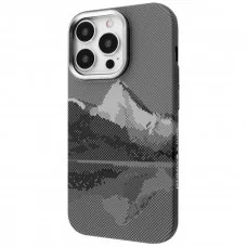 Чохол Proove Gleam Case with Magnetic Ring для iPhone 16 Pro Silver Peak (PCGCIP16P069)