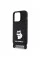 Чохол Karl Lagerfeld Crossbody Silicone Choupette для iPhone 15 Pro Black (KLHCP15LSCBSCNK)
