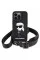 Чехол Karl Lagerfeld Crossbody Silicone Ikonik для iPhone 15 Pro Black (KLHCP15LSCBSKNK)