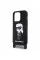 Чехол Karl Lagerfeld Crossbody Silicone Ikonik для iPhone 15 Pro Black (KLHCP15LSCBSKNK)
