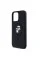 Чохол Karl Lagerfeld Silicone Karl & Choupette Ring для iPhone 15 Pro Black with MagSafe (KLHMP15LSCMKCRHK)