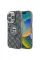 Чохол Karl Lagerfeld IML Monogram Karl & Choupette Head для iPhone 16 Pro Max Black with MagSafe (KLHMP16XHMCKMHK)