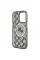 Чохол Karl Lagerfeld IML Monogram Karl & Choupette Head для iPhone 16 Pro Max Black with MagSafe (KLHMP16XHMCKMHK)
