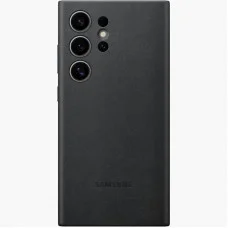 Чохол Leather Case для Samsung S24 Ultra Black (AAA)