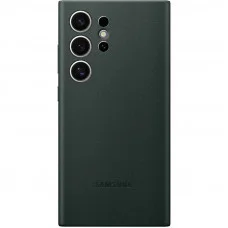 Чохол Leather Case для Samsung S24 Ultra Pine Green (AAA)