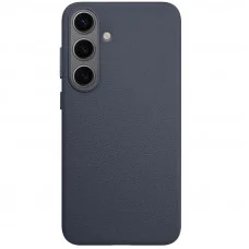 Чохол Leather Case для Samsung S25 Midnight Blue (AAA)