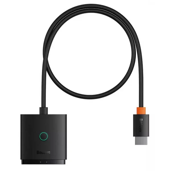 Type-C HUB Baseus AirJoy Series 2-in-1 Bidirectional HDMI Switch With Cable 1m Black