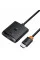 Type-C HUB Baseus AirJoy Series 2-in-1 Bidirectional HDMI Switch With Cable 1m Black