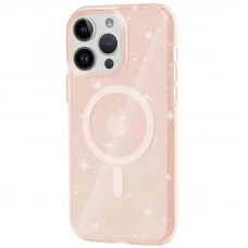 Чохол Galaxy Sparkle MagFit для iPhone 15 Pro Gold+Glitter