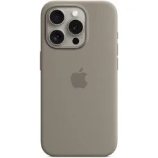 Чохол Silicone Case MagSafe та SplashScreen для iPhone 15 Clay
